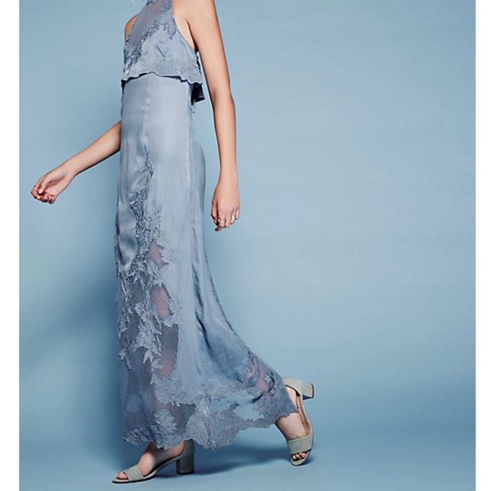 Free People Moonchild Embroidered Maxi Dress